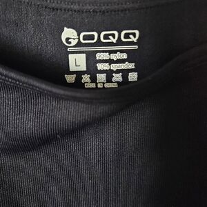 OQQ Women's Black Bodysuit